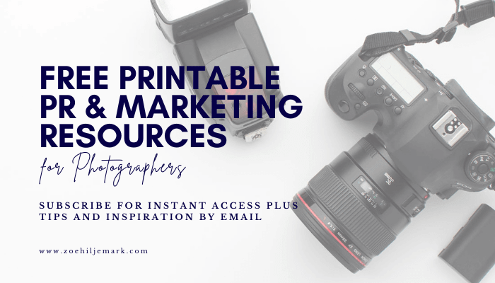 Free PR and marketing resources for photographers